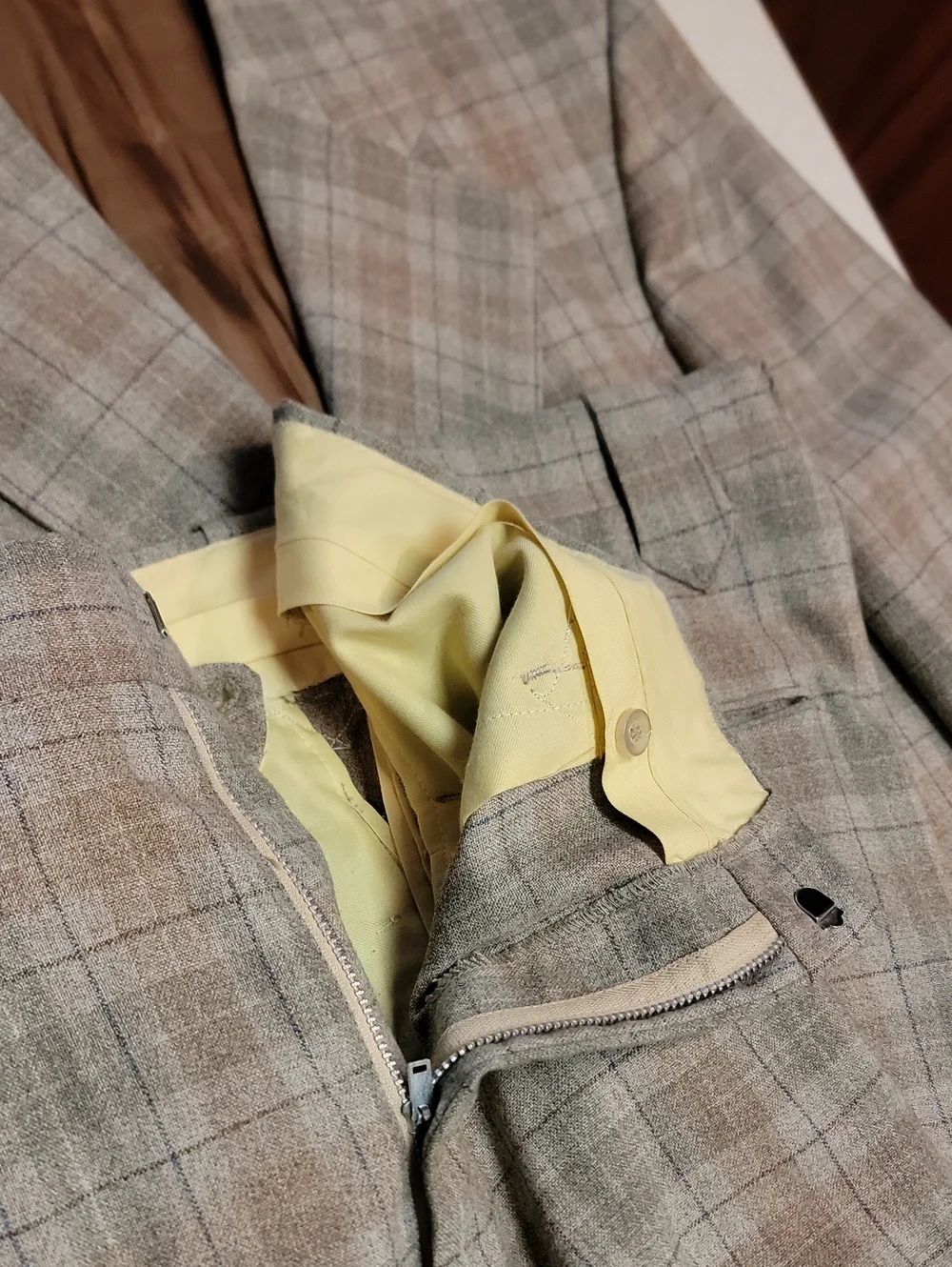 Vintage H Bar C California Ranchwear Plaid Western Suit VTG 70s 40/42 Reg READ